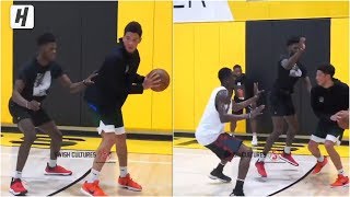 Devin Booker Is Upset about Double-Teaming in Open Gym