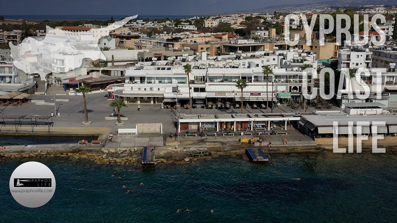 Paphos Seafront From Above, November 2023 - YouTube