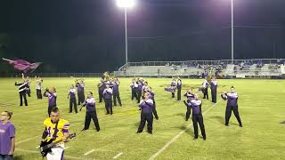 Alcorn Central High School's Purple Pride Band at the Homecoming halftime!