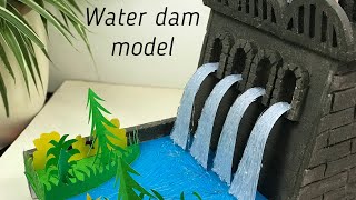 Easy! Dam model for science projects | Water dam model making | Science fair model | Diyas funplay