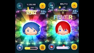 ツムツム キングダムハーツ アクア カイリ スキルMAX 初見プレイ