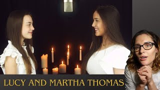 LucieV Reacts to Lucy and Martha Thomas - The Prayer (Andrea Bocelli, Celine Dion Cover)