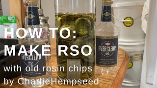 HOW TO: Make RSO with Rosin chips and flower