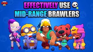 HOW TO WIN | Effectively Use MID-RANGE Brawlers | Brawl Stars Showdown Guide