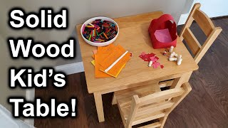 Melissa and Doug Kids Table Set Review