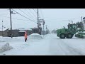 除雪　排雪　除雪車いろいろ　北海道　トラック　走行動画