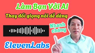 Thay Đổi Giọng Nói Dễ Dàng Nhanh Chóng Bằng AI AI.#ai