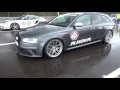 Audi RS4 Avant B8 w ASG Exhaust System! REVS & DRAG RACE!