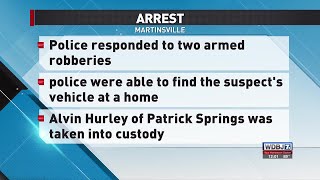 Man Arrested For Patrick County Armed Robberies