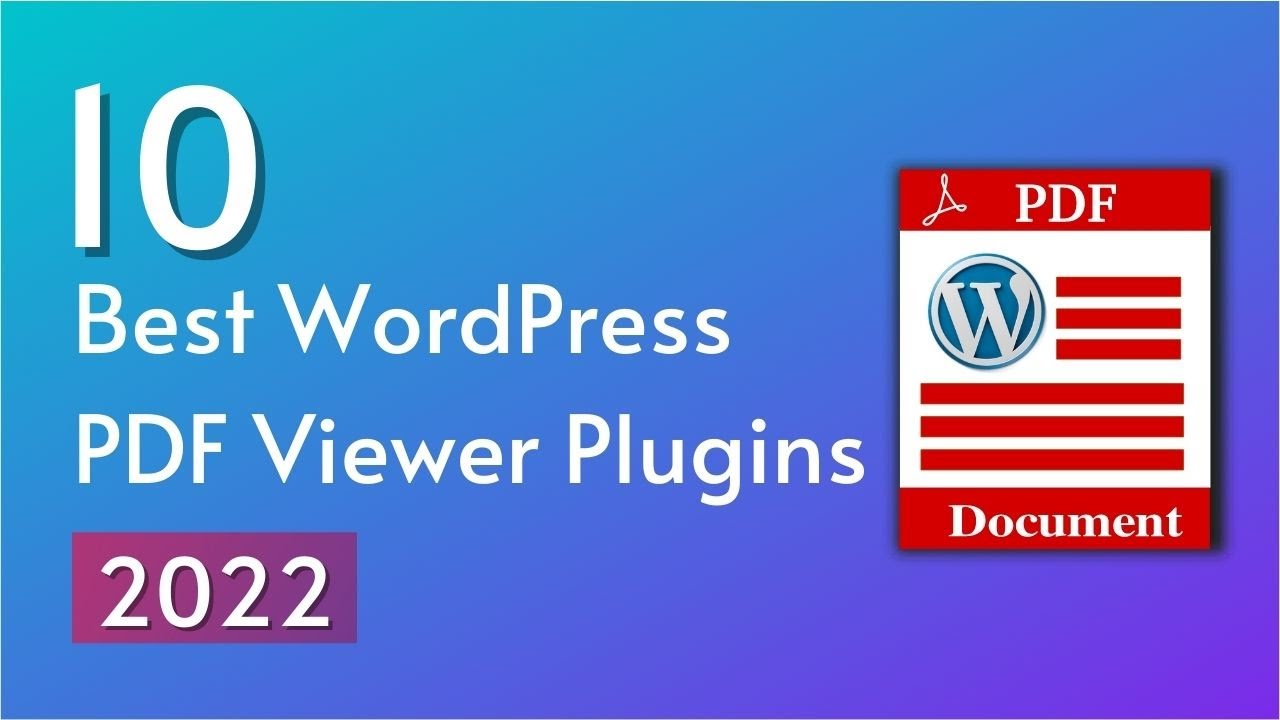 Top 10 Best PDF Viewer Plugins For WordPress 2022 | Expert Pick Of ...