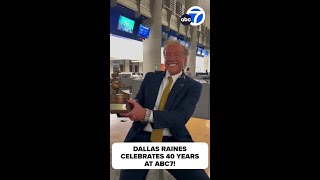 Dallas Raines celebrates 40 years at ABC7! 💙