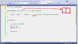 1.4 Pointer dereference operator