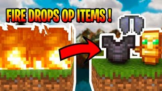 Minecraft but, fire gives OP ITEMS l @AnshuBisht @TechnoGamerzOfficial @YesSmartyPie