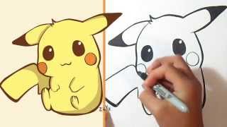Comment Dessiner Pikachu Niveau Débutant