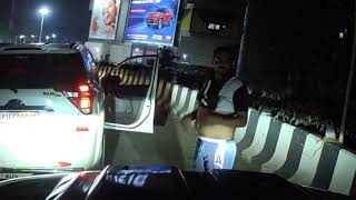 Ajju 0008 brutual Fight with a Drunk Man in a Road Rage ! hospitalized ?