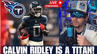 Titan Anderson is LIVE! 🔴 TENNESSEE TITANS Sign CALVIN RIDLEY From JAGUARS! 🐈 | 2024 NFL FREE AGENCY