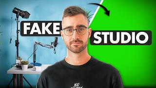 Create a Fake YouTube Studio Background in MINUTES with AI!