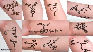 5 Beautiful T Letter Rings Design With Mehndi Stylish Elegant Finger Ring Jewellery Mehndi Design