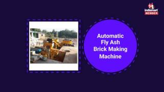 Fly Ash Brick And Concrete Block Making Machine by Sv Enterprises, Faridabad