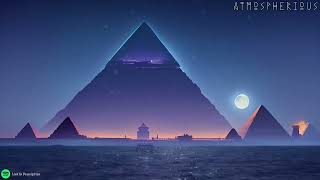 Relaxing Ancient Egyptian Music & Night River Ambience | Triangle Harp | sleep, study, meditation