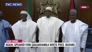 VIDEO: Femi Gbajabiamila Meets President Buhari Again Over ASUU Strike