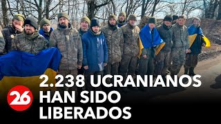 GUERRA RUSIA-UCRANIA | Un total de 2.238 ucranianos han sido liberados del cautiverio ruso