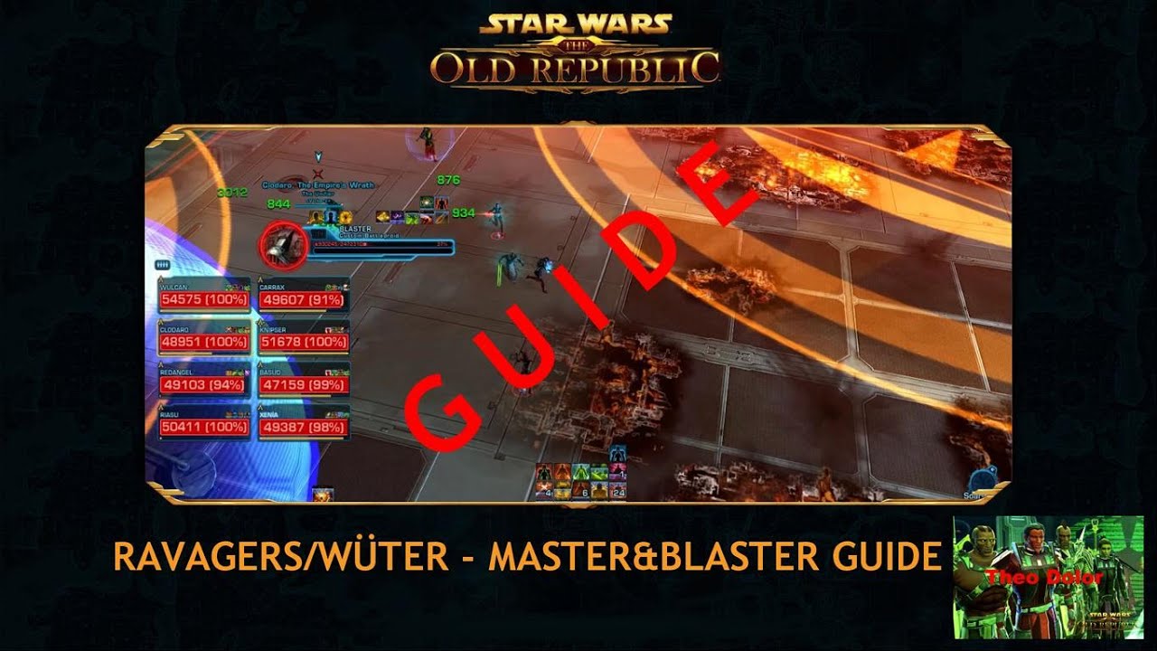 SWTOR Die Wüter/The Ravagers | Master&Blaster | 8SM | Guide - YouTube