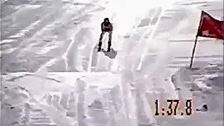Peter Müller wins downhill (Whistler Mt. 1982)
