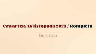 #Kompleta | 16 listopada 2023