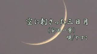 空に刺さった三日月 （安田一葉）　カバー（やすこ）