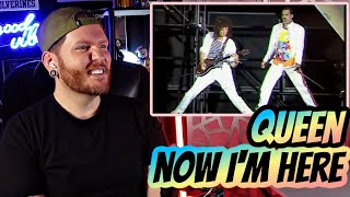 First time hearing QUEEN Reaction 'NOW I'M HERE' Live at Wembley (1986)