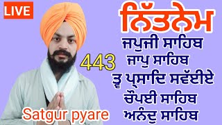 ਸਤਿਗੁਰ ਜੀ ਮੇਹਰ ਕਰਨੀ |nitnem |nitnem panj bania |ਨਿਤਨੇਮ ਪੰਜ ਬਾਣੀਆ |japji sahib path  Satgurpyare 443