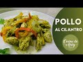 Con lo que hay en casa, receta Sana y Fácil POLLO AL CILANTRO  para/Dieta, Diabetes | Cocina de Addy