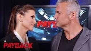 Shane & Stephanie announce the World Heavyweight Title Match for Extreme Rules: WWE Payback.
