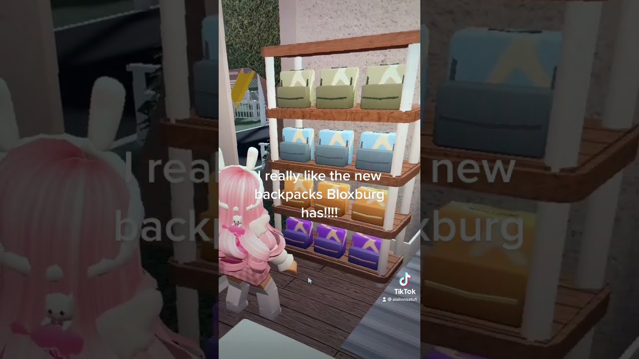 OMG Bloxburg Has Backpacks????? #bloxburg #roblox - YouTube