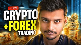 Live Trade with a Professional Trader | Crypto + Forex