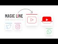 CSS Magic Line Icon Hover Effects @OnlineTutorialsYT