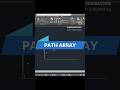 Path array in autocad | Autocad for beginners #autocad #viral #autocadtutorial #youtubeshorts