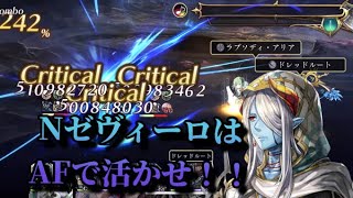 【アナザーエデン】【アナデン】Nゼヴィーロのドレッドルートでウクアージ×3   1ターンキル。【Another Eden】