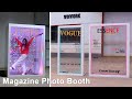 magazine vogue photo booth for wedding party decoration #voguebooth #photobooth #partydecoration