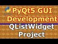 PyQt5 Simple Project With QListWidget | Python GUI