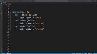 how to make a State Machine in python
