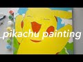 pikachu painting with us ⚡️🐱