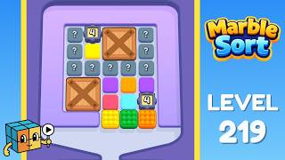 Marble Sort Level 219 Walkthrough Solution