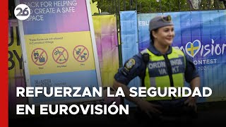 SUECIA - EN VIVO | Refuerzan la seguridad en Eurovisión: Protesta propalestina en Malmo