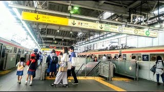 《乗り換え》北千住駅、つくばエクスプレスから東武ｽｶｲﾂﾘｰﾗｲﾝへ。  Kita-senju