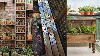 Transform your garden with furniture and old things - 100 amazing inspirations