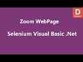 Selenium Visual Basic .Net Zoom WebPage