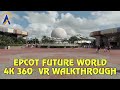 4K 360° VR Walkthrough of Future World at Epcot