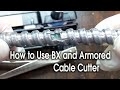 How to Use KLEIN TOOL BX and Armored Cable Cutter to Cut MC Cable – JJK’s Way